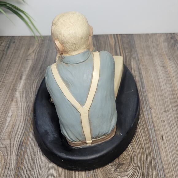 Vintage Old Man Praying Universal Statuary 918 Figurine 1989 - Picture 6 of 7